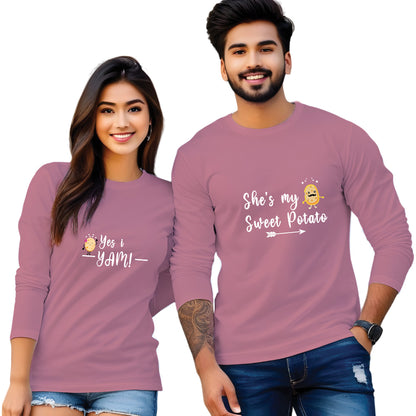 couple print t shirt for online