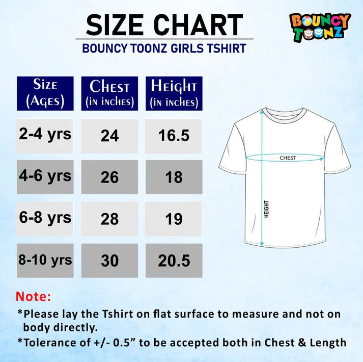 girls size chart