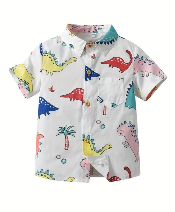 Dino Printed Shirt for Kids