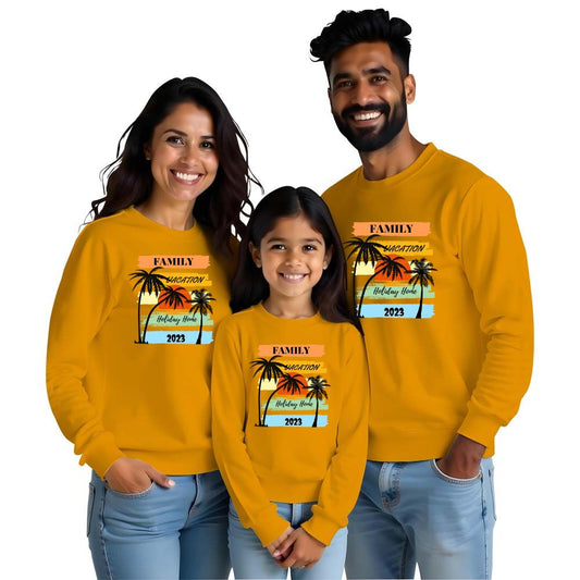 Customised Family Vacation Sweatshirts