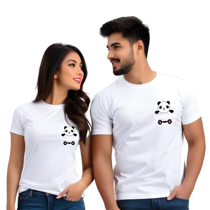 couple t shirt white