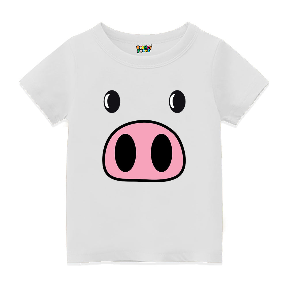 funny pig t shirt designs white