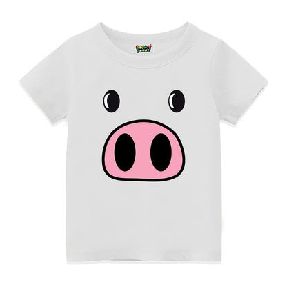 funny pig t shirt designs white