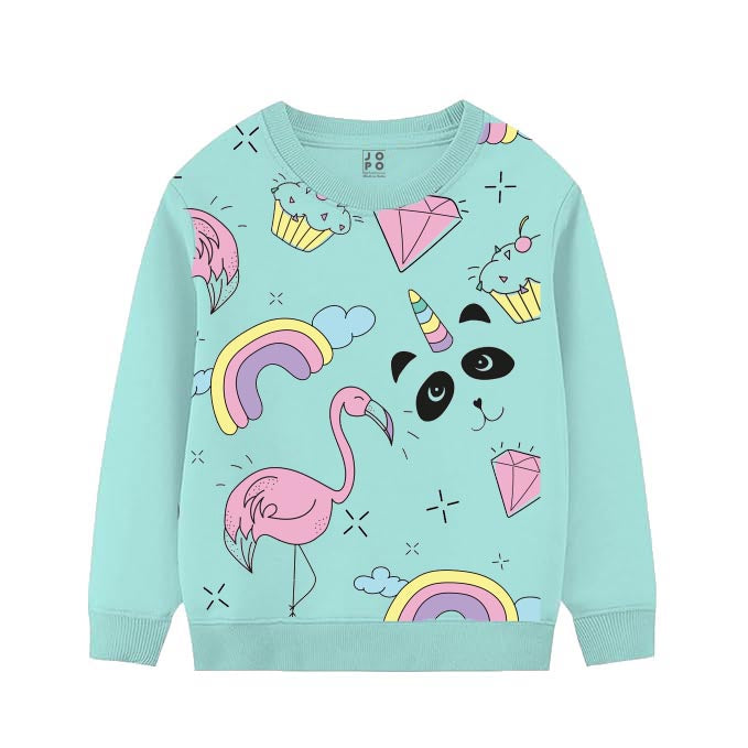 Stylish printed design sweatshirt for kids