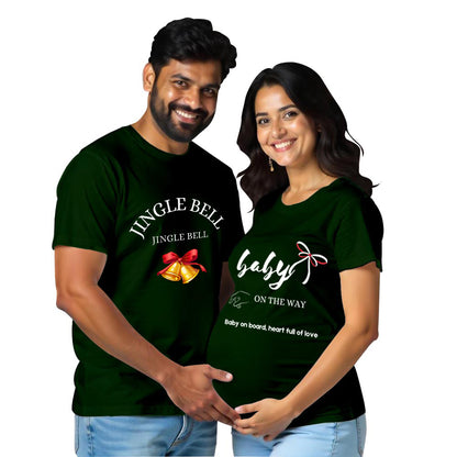 Baby On the Way Maternity Couple T-Shirts