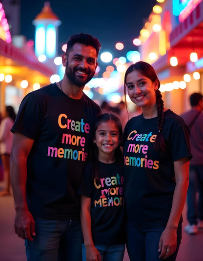 Create More Memories Matching Famiy Tshirts for Vacation and Family