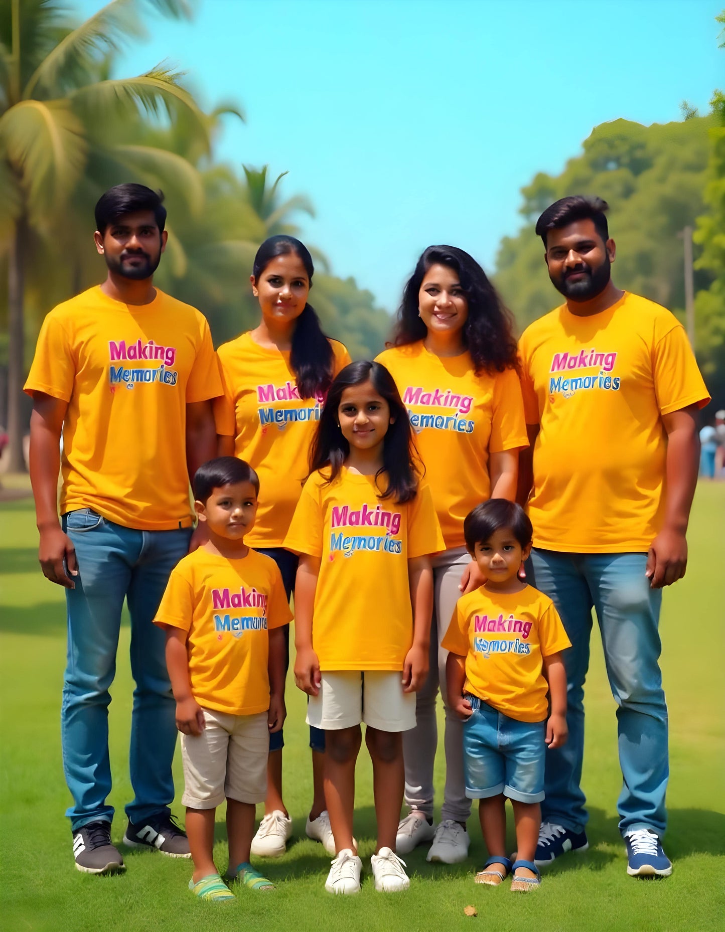 Making memories Family Friends Group Tshirts