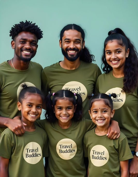 Travel Buddies Family Friends Group Tshirts