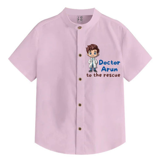 Personalized Kids Doctor Printed shirt with name