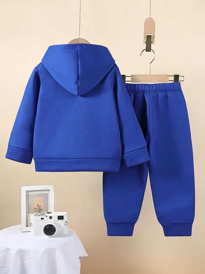 royal blue hoodie with pant combo set