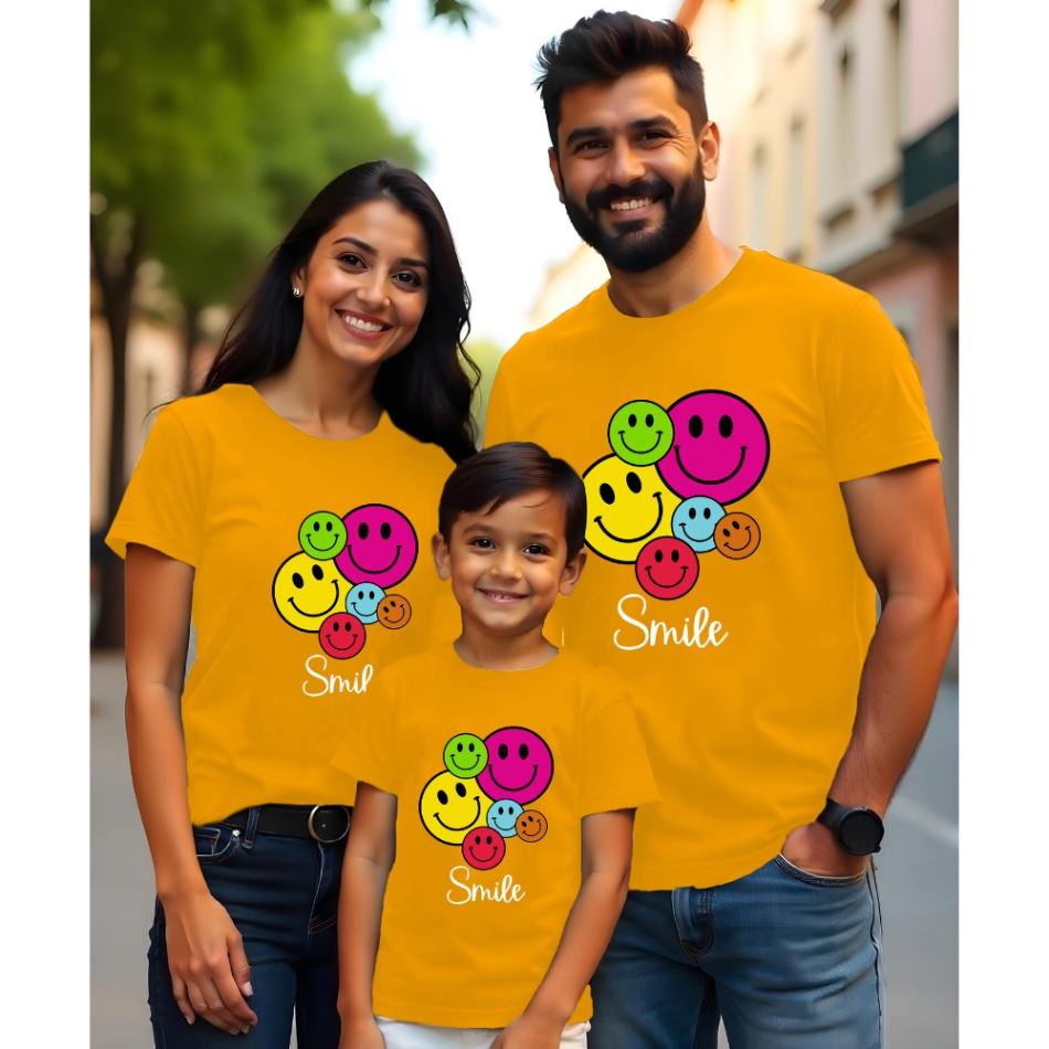 smile theme t shirt