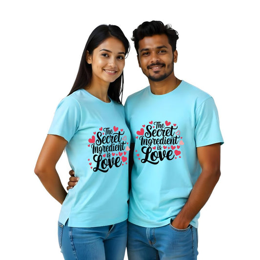 The Secret Ingredient is Love Couple Tshirts