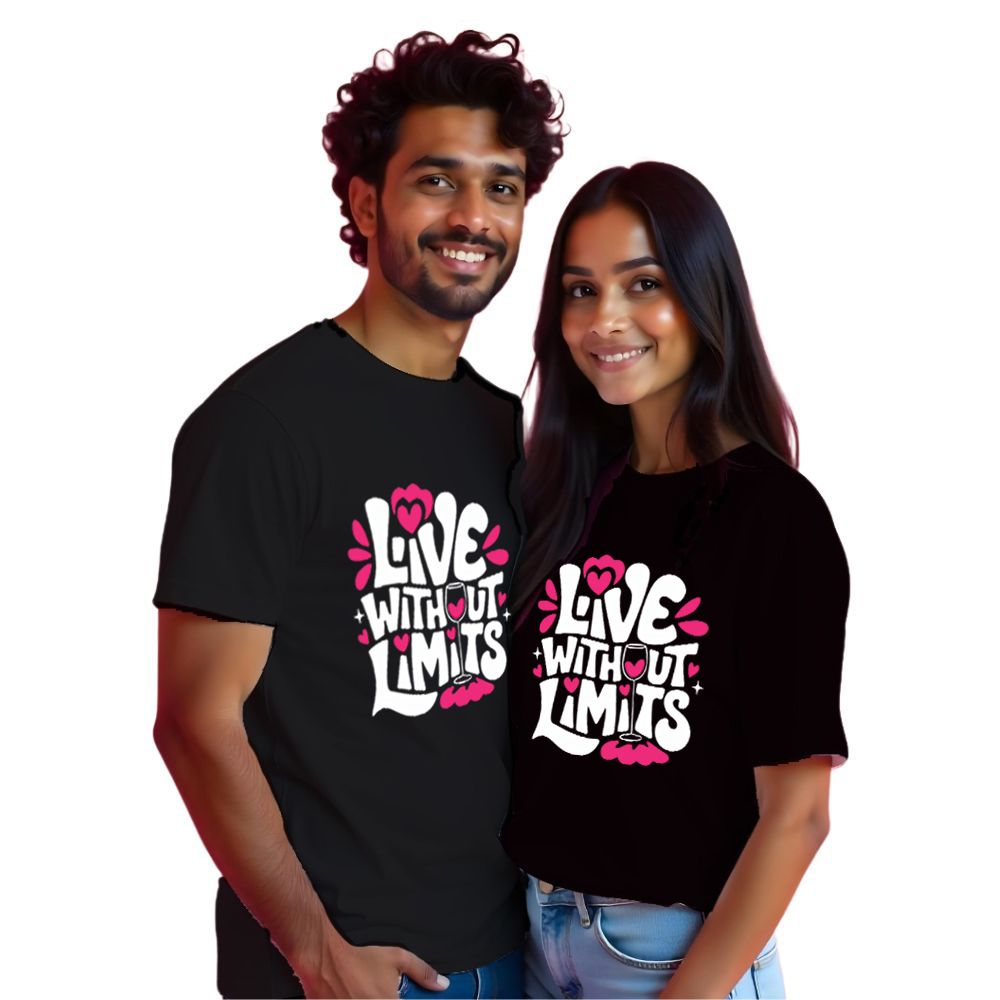 Live without Limits Couple Matching Tshirts