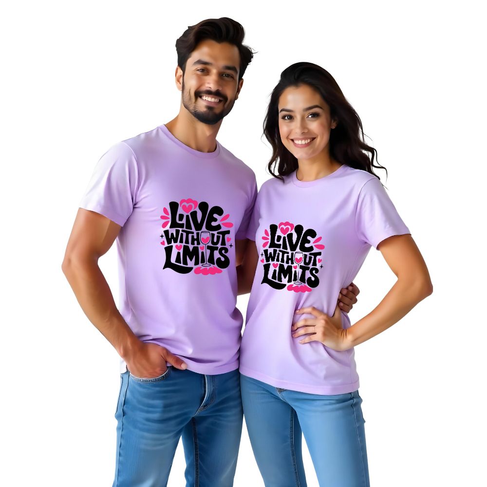 Live without Limits Couple Matching Tshirts