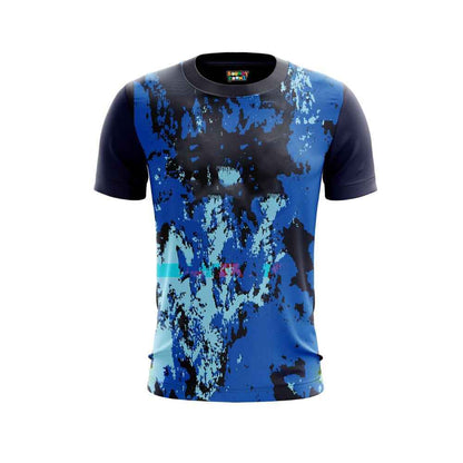 Blue Camo Sports Jersey for Men