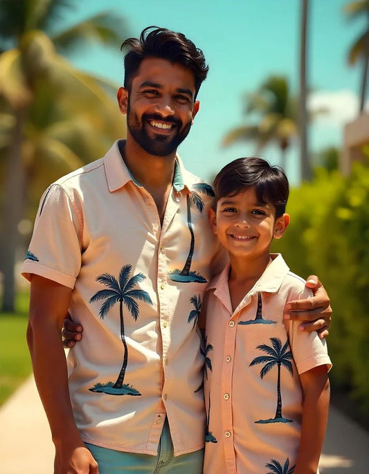 Vacation Holiday Twinning Shirts for Dad and Kids