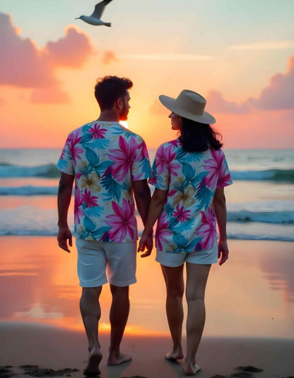 Tropical Couple Tshirts for Couple