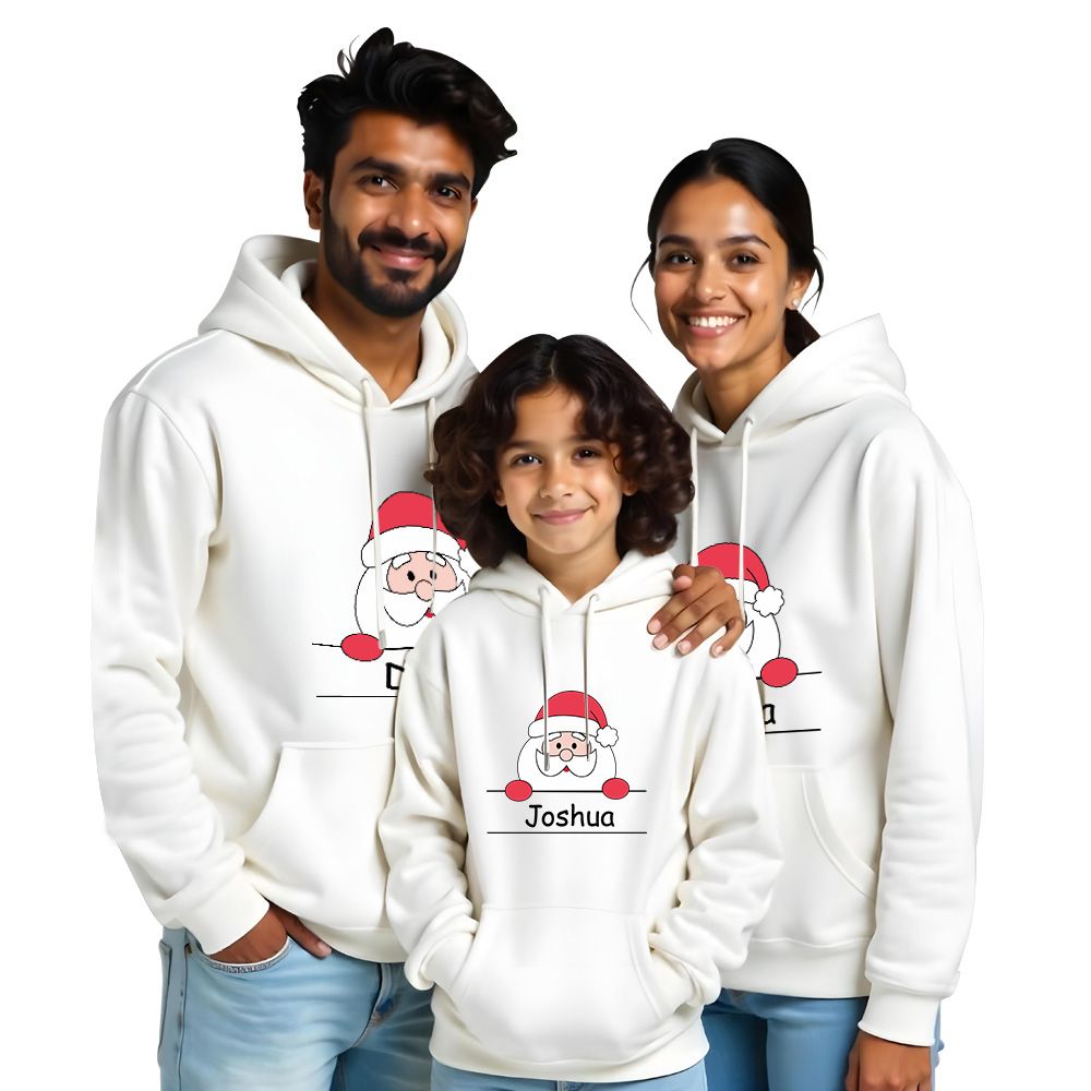 Personalised Santa Claus Family Sweatshirts