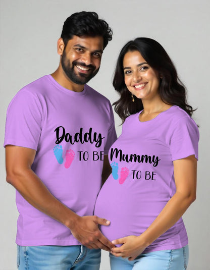 Daddy to be Mummy to Be Maternity Couple Tshirts