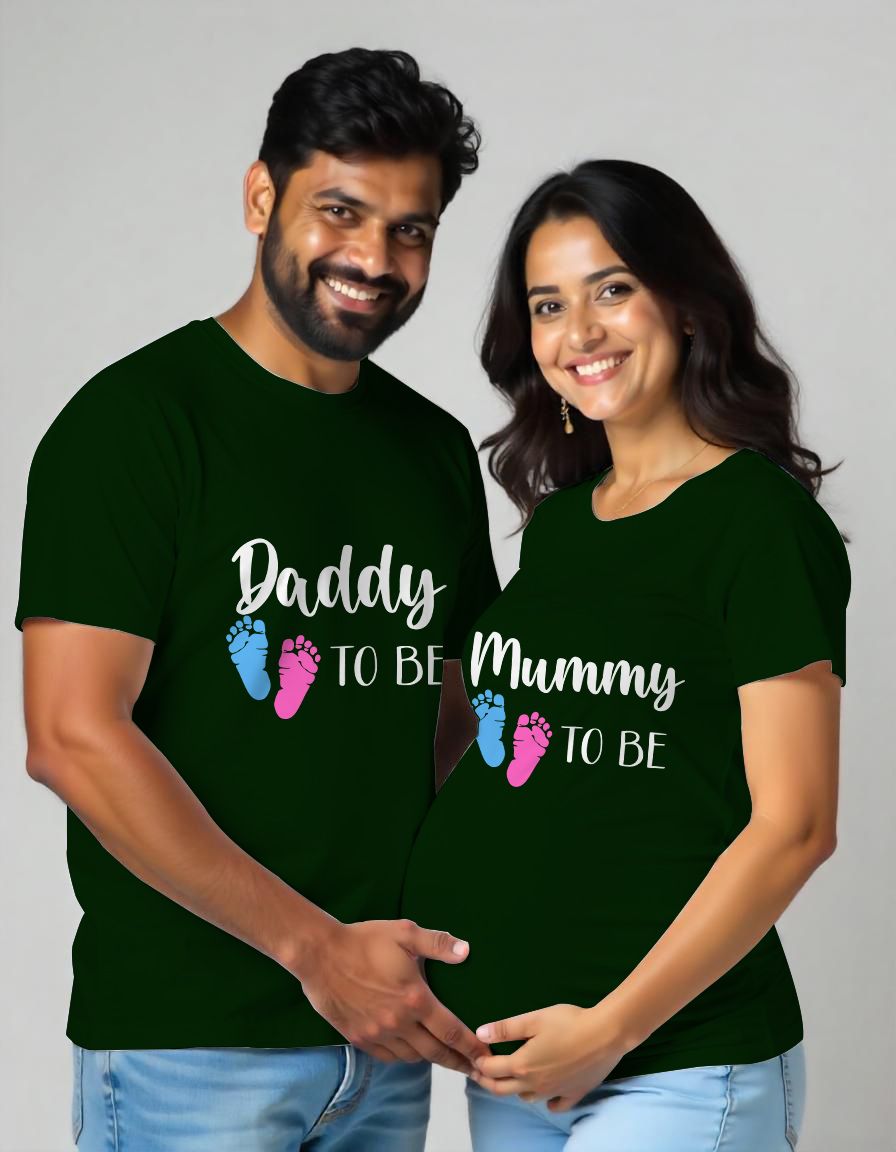 Daddy to be Mummy to Be Maternity Couple Tshirts