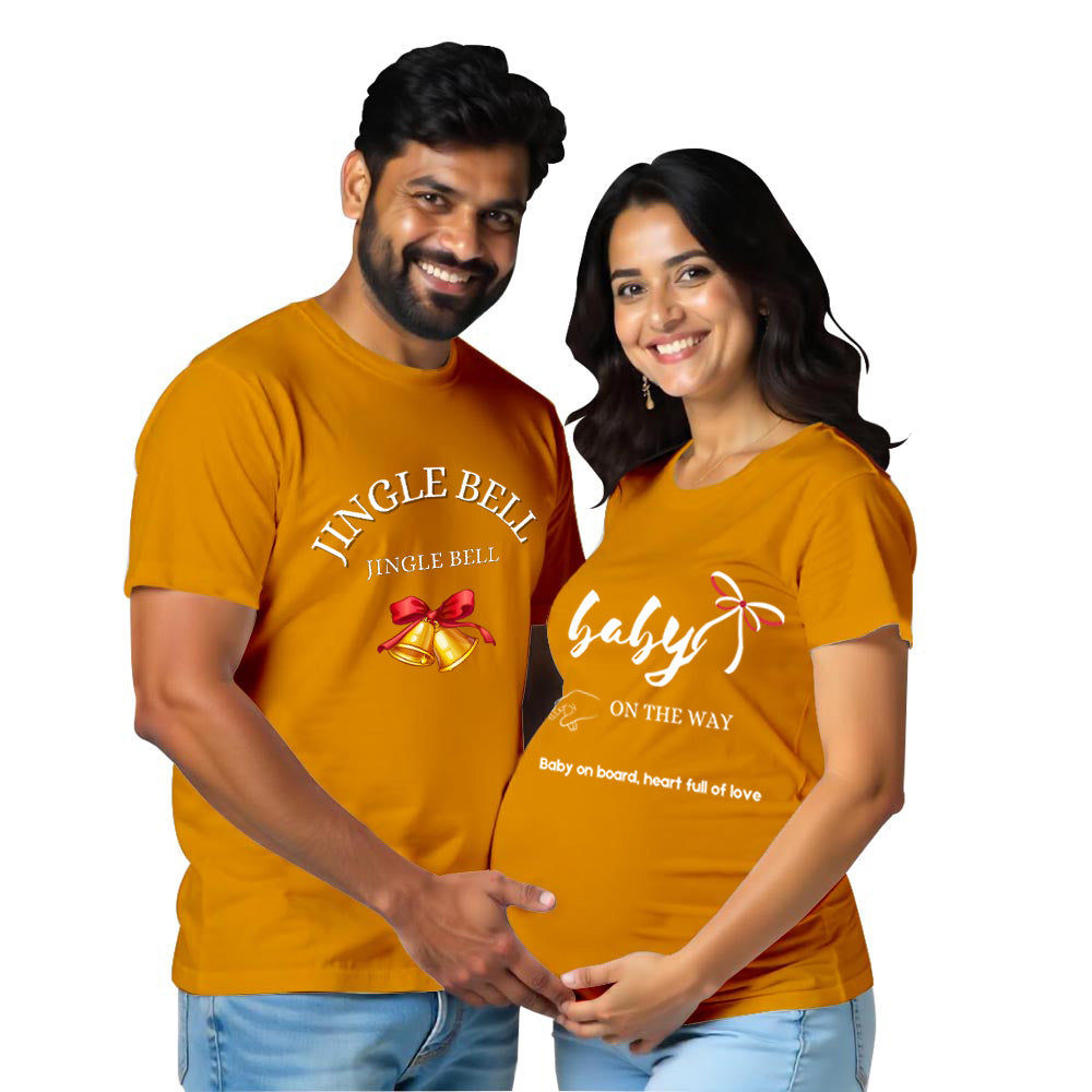 Baby On the Way Maternity Couple T-Shirts