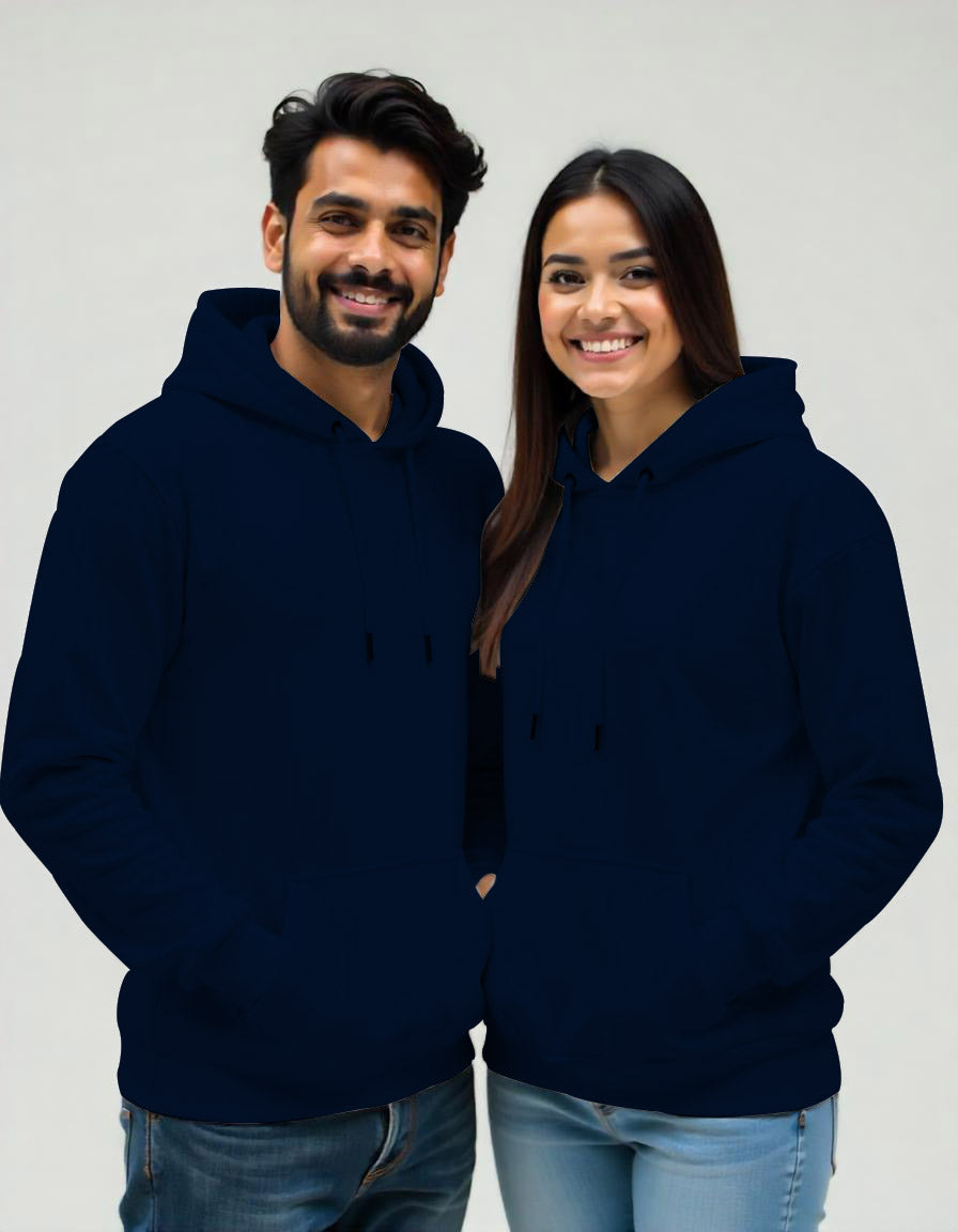 NavyBlue Couple Hoodies