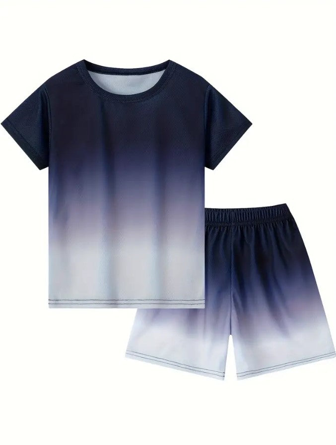 Customised Sports Jersey Kids Tshirt Shorts Set