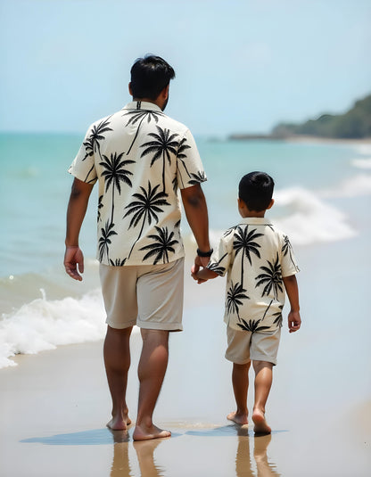 dad & son matching shirts