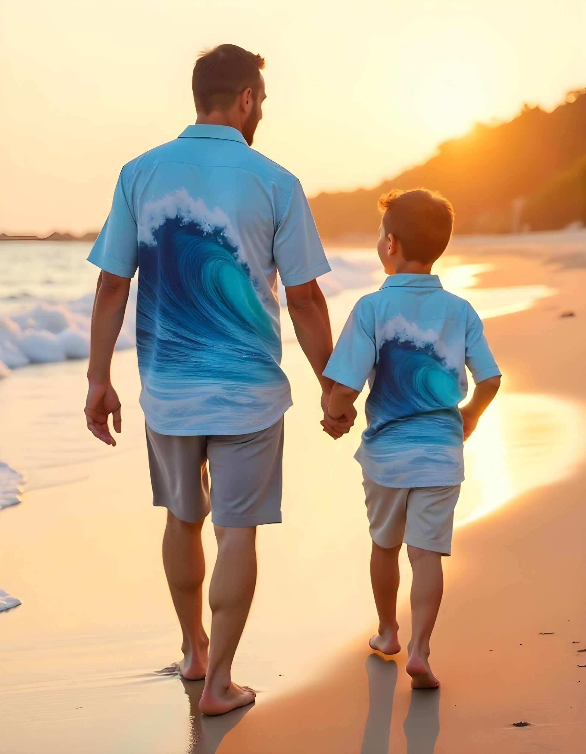 dad and son matching outfits