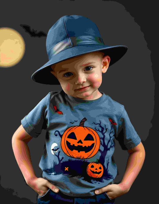 Unisex Kids T-Shirts-Customised & Personalised for Halloween Magic