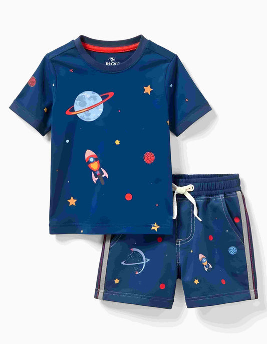 Custom Space Themed Sports Jerseys with Shorts