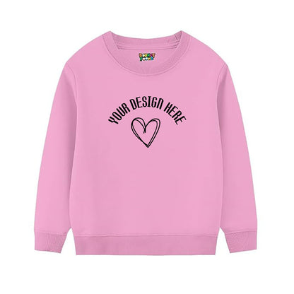 Pink sweatshirt for girls