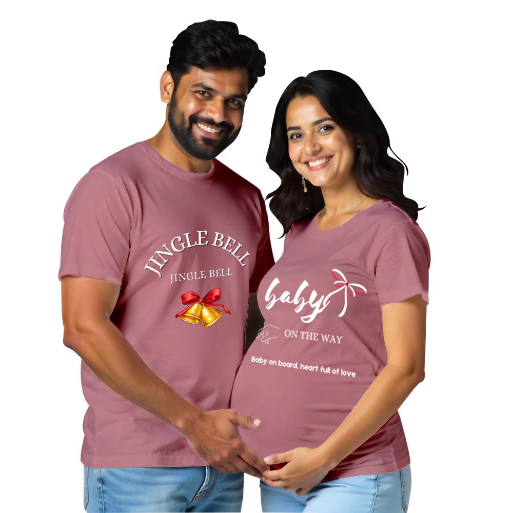 Baby On the Way Maternity Couple T-Shirts