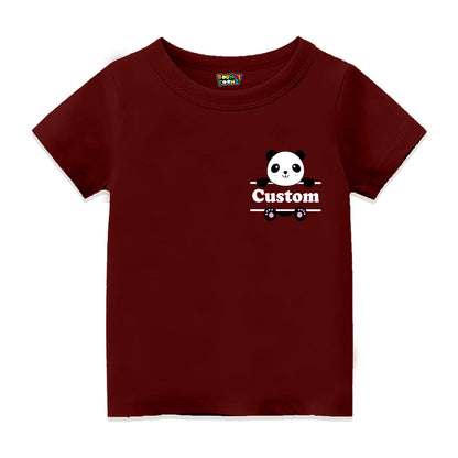 cute panda kids t shirt 