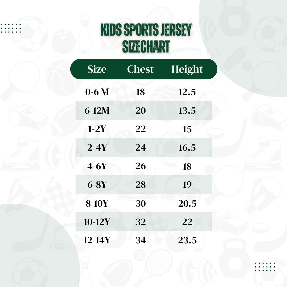 kids size chart