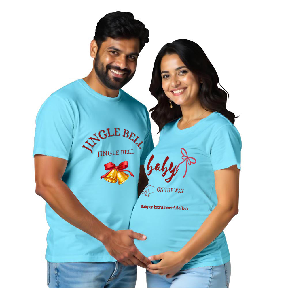 Baby On the Way Maternity Couple T-Shirts