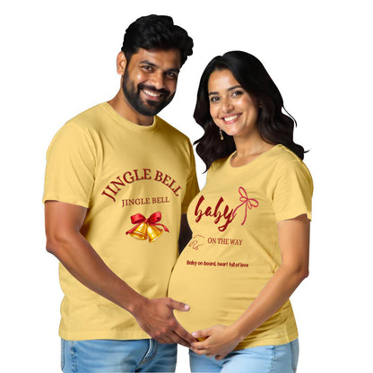 Baby On the Way Maternity Couple T-Shirts