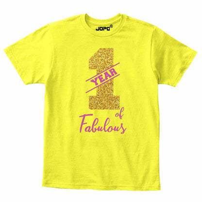 1 year of fabulous yellow