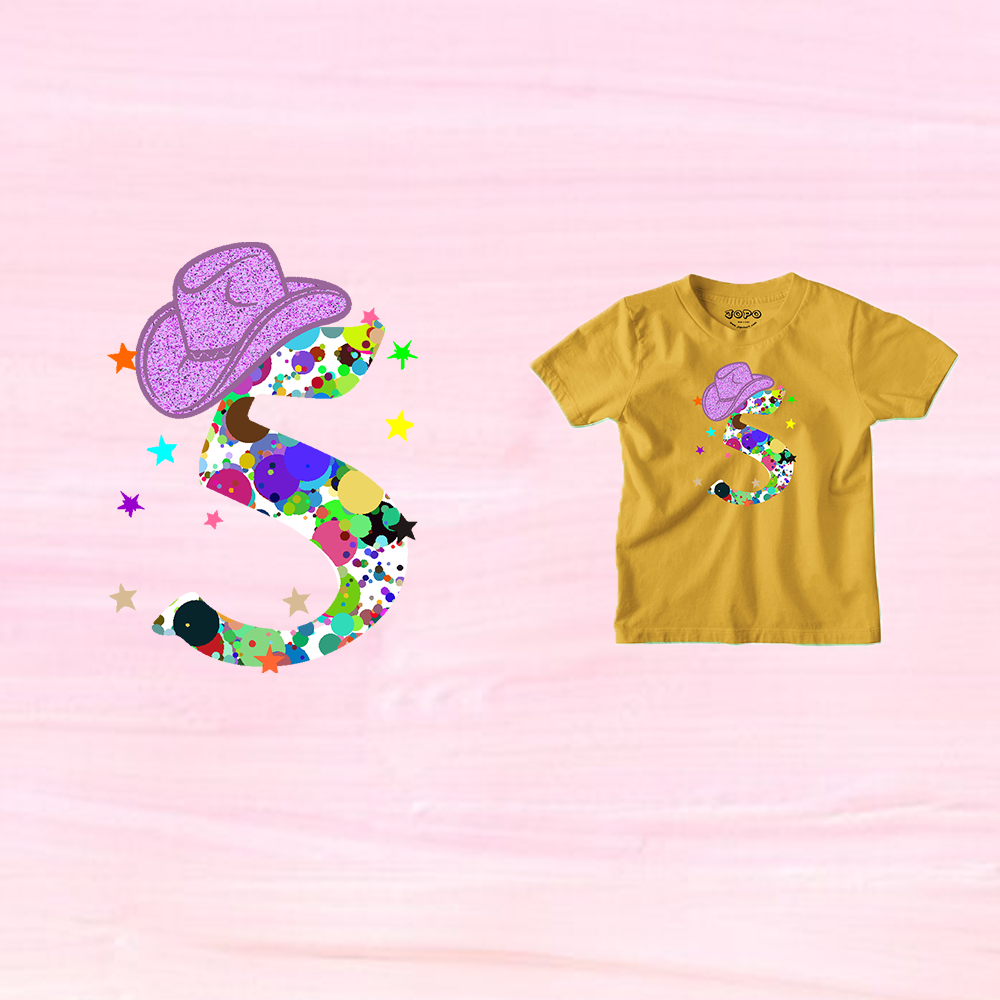 Graphic Style 5th Birthday Theme Kids T-shirt