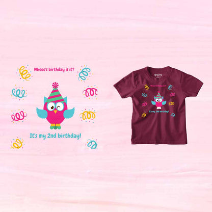 Its My 2nd Birthday Kids T-shirt