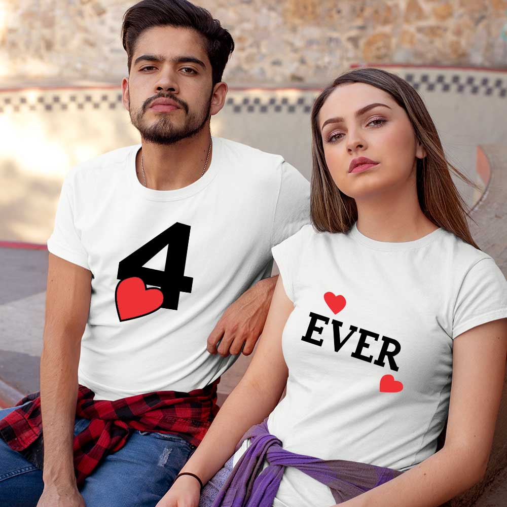 LOVE Couples T-shirt Set, LOVE Couples Shirt Set, Couples T-shirt