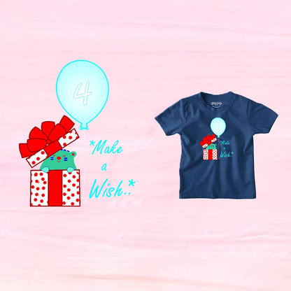 Gift Box designed 4rd Birthday Theme Kids T-shirt