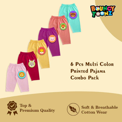 Printed Pyjamas 6pcs Soft Combo