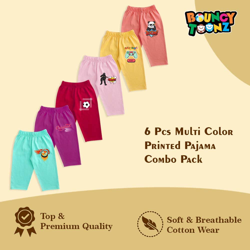 Printed Pyjamas 6pcs Quality Combo