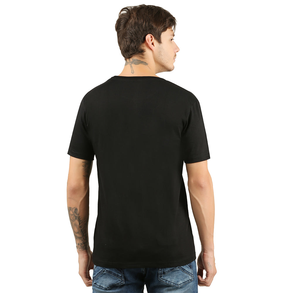 Camaflauge Cotton Black T-shirt