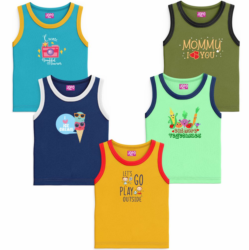 Kids Vests Combo contrast