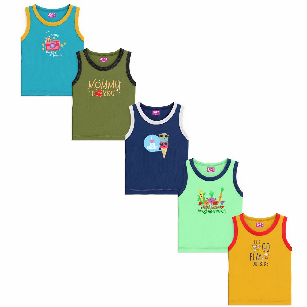 Kids Vests Combo contrast