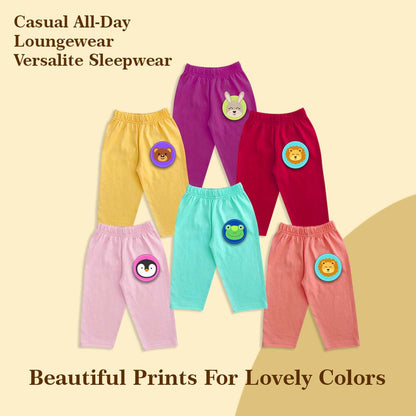 Printed Pyjamas 6pcs Cute Combo