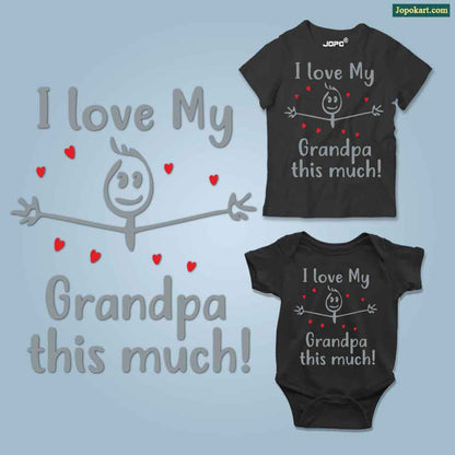 I love Grandpa this much black