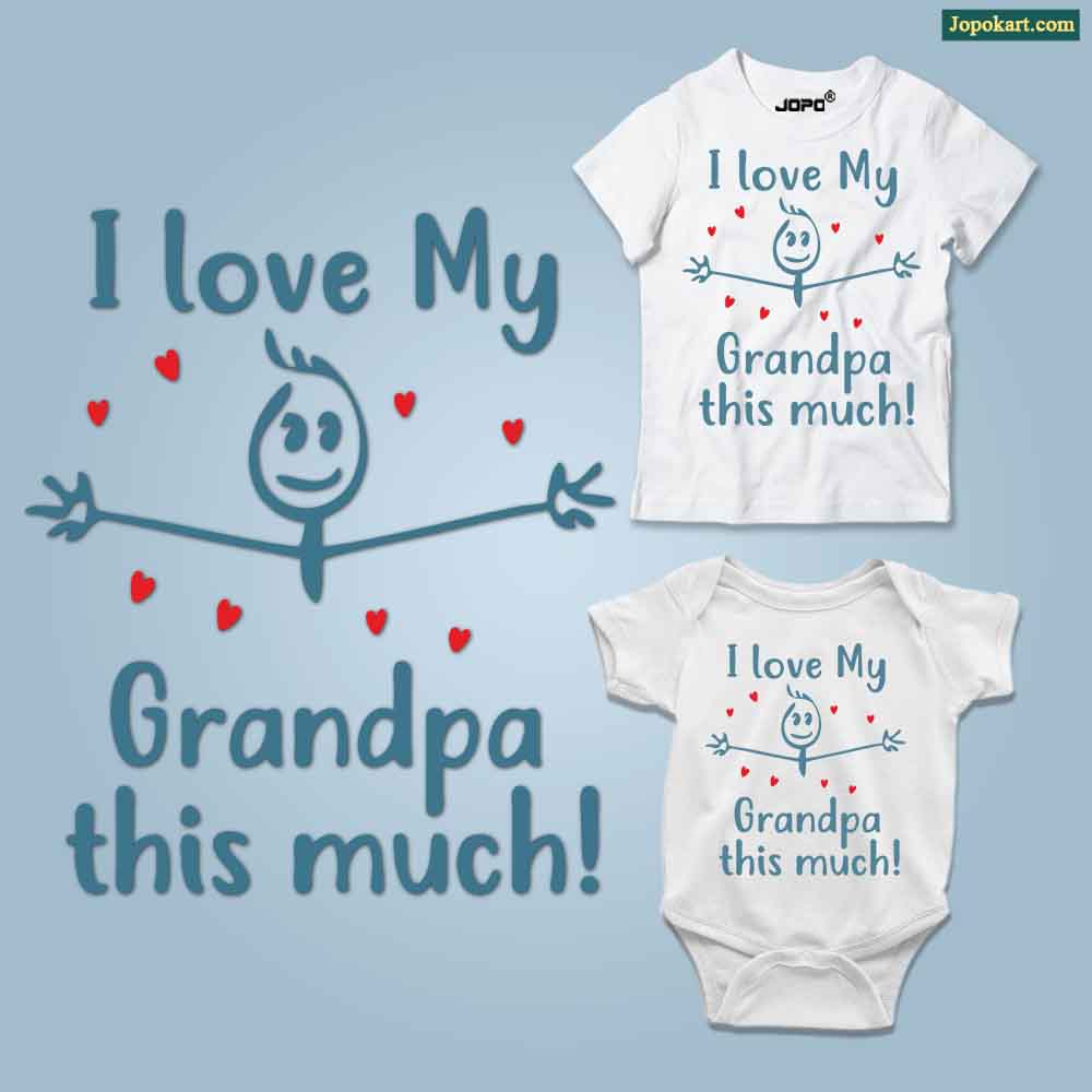 I love Grandpa this much white